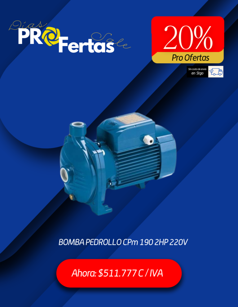 BOMBA PEDROLLO CPm 190 2HP 220V OFERTA