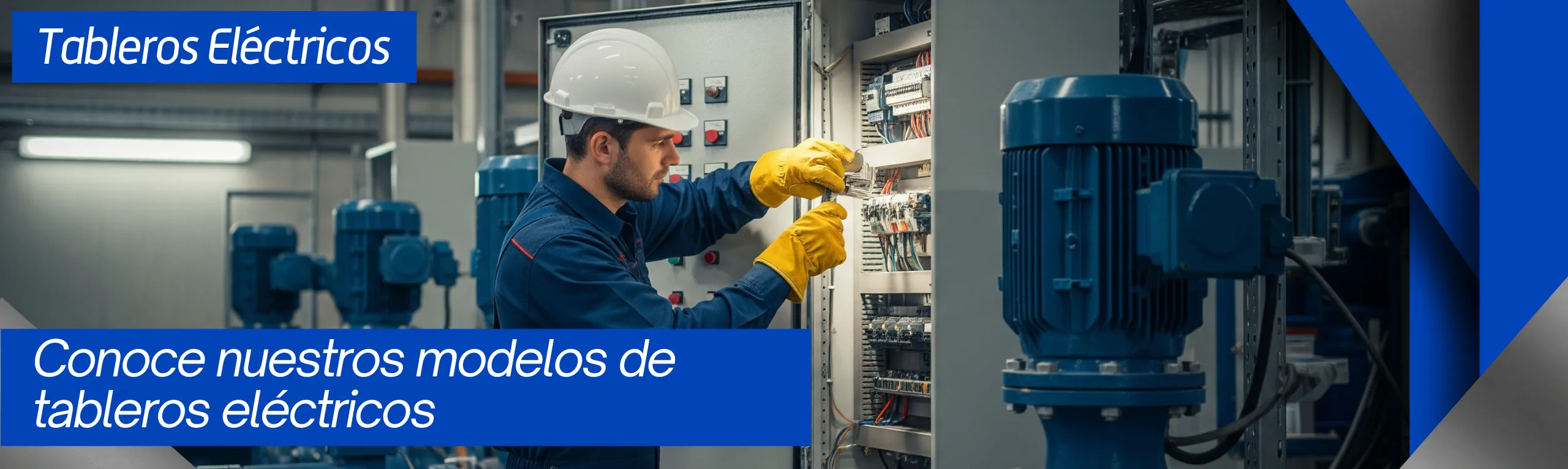 Banner con imagen de un trabajo en sala de bombas