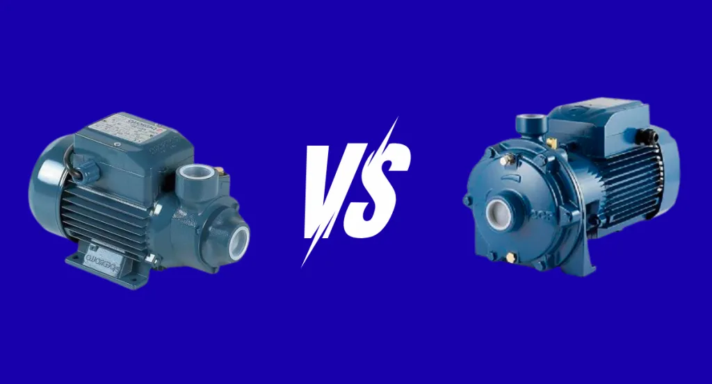 banner diferencia entre una bomba de agua centriÌfuga y una perifeÌrica